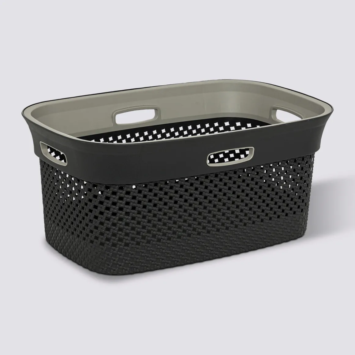 Panier à linge 45L, Gris