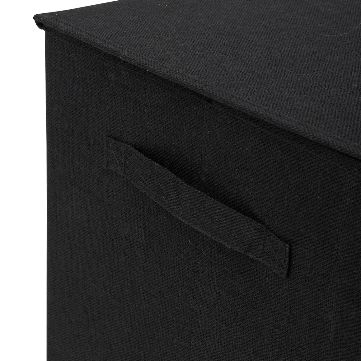 Panier à linge 74L, Noir