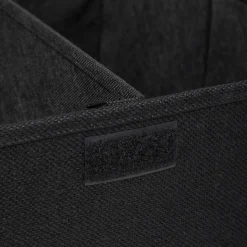 Panier à linge 74L, Noir
