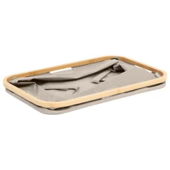 Panier à linge pliable 54L, Gris