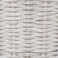 Panier à linge rond 40L, Blanc