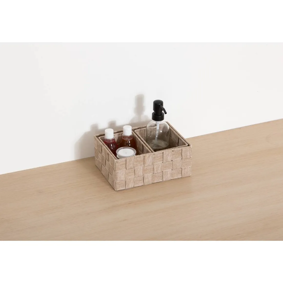 Panier, 3 produits, Beige