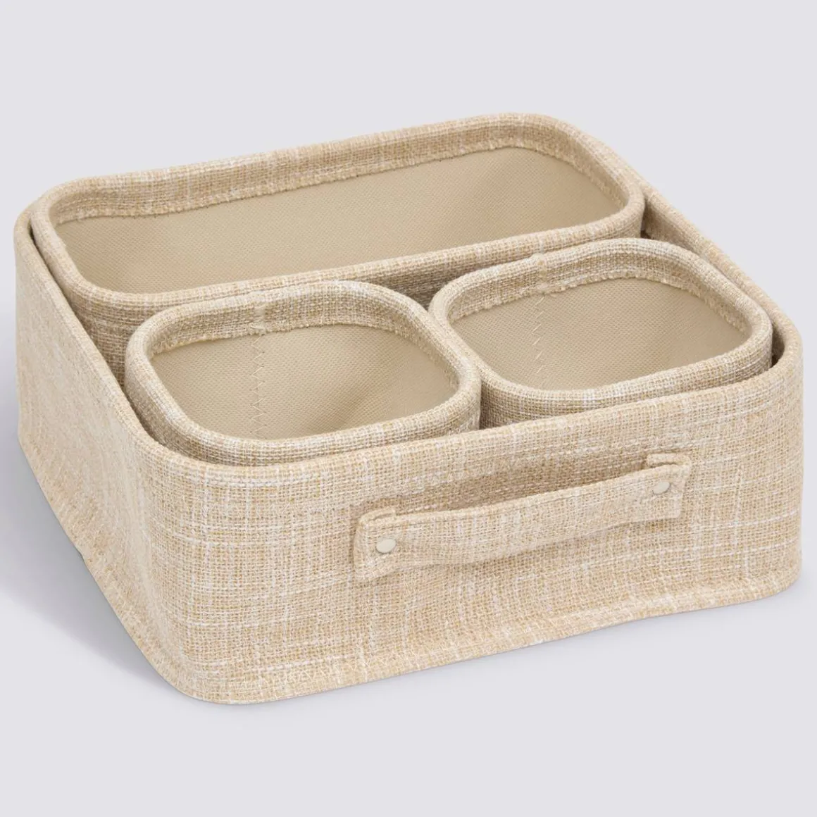 Panier, 4 produits, Beige