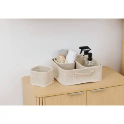 Panier, 4 produits, Beige