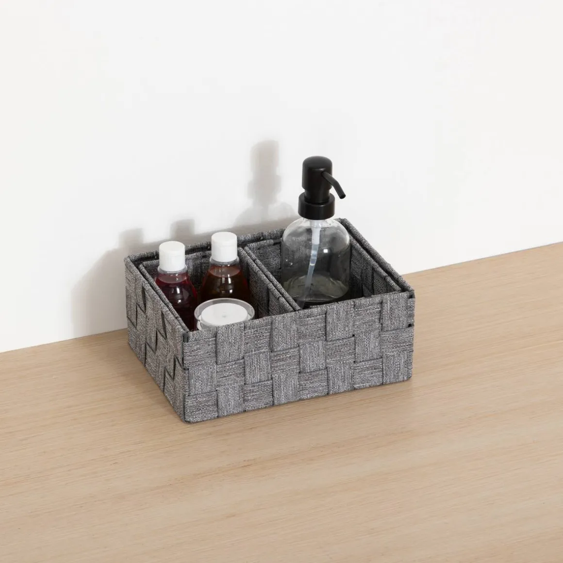 Panier, 3 produits, Gris