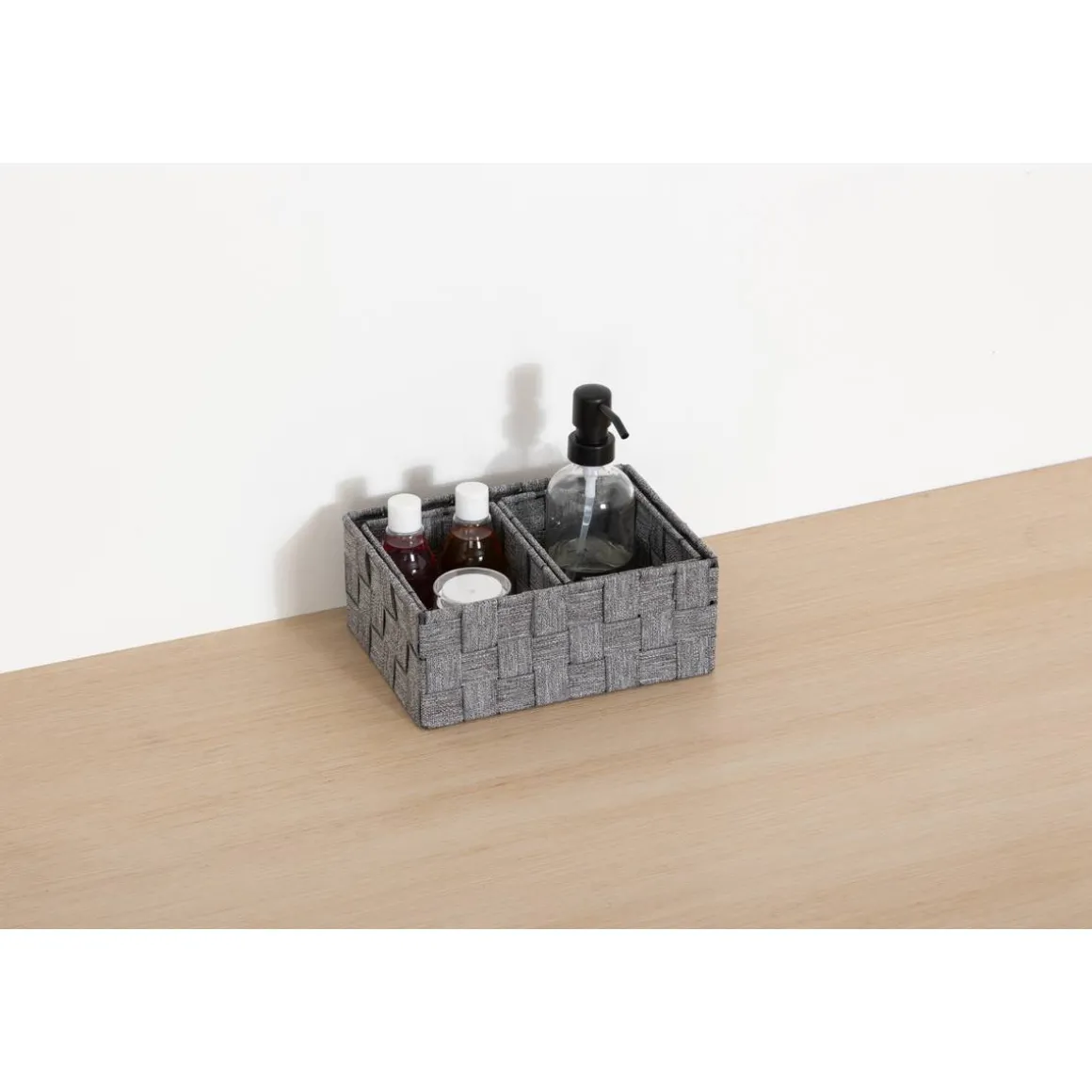 Panier, 3 produits, Gris