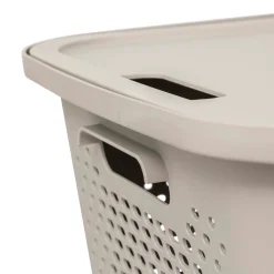 Panier avec couvercle 19,6L, Lin