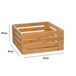 Panier bambou 31x15cm