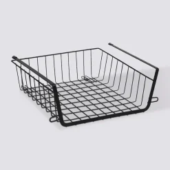 Panier de rangement à suspendre 31,5cm, Noir