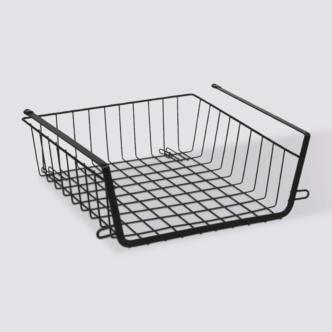 Panier de rangement à suspendre 31,5cm, Noir