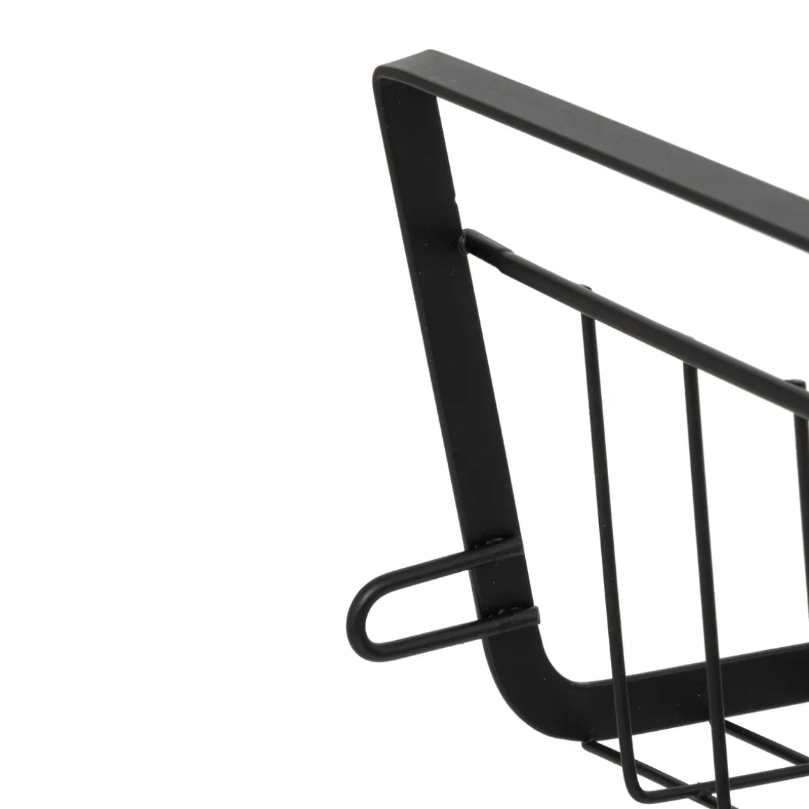 Panier de rangement à suspendre 31,5cm, Noir