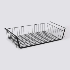 Panier de rangement à suspendre 51,5cm, Noir