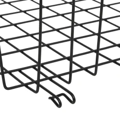 Panier de rangement à suspendre 51,5cm, Noir