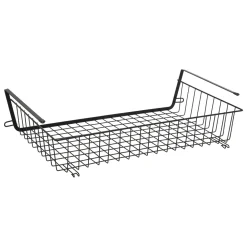 Panier de rangement à suspendre 51,5cm, Noir