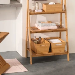 Panier de rangement en bambou