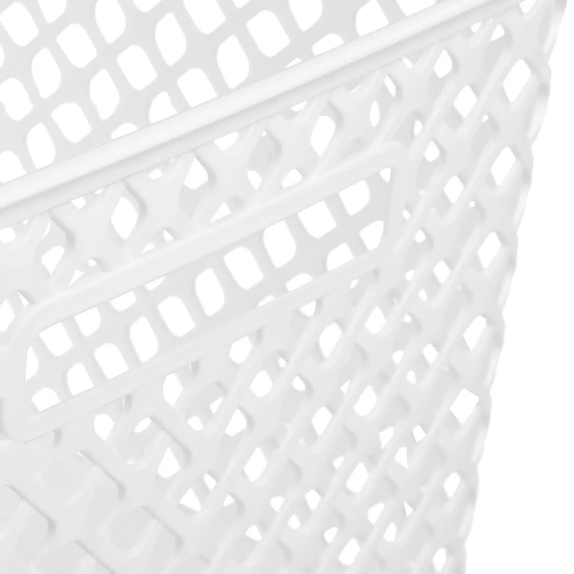 Panier en plastique 19L, Blanc