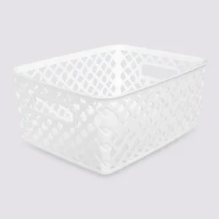 Panier en plastique 4L, Blanc
