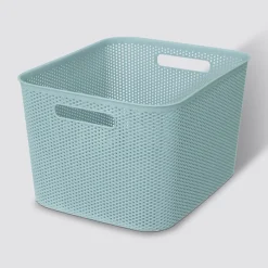 Panier en plastique 19L, Bleu artic