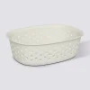 Panier en plastique 0,8L, Crème