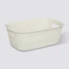 Panier en plastique 3,5L, Crème