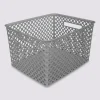 Panier en plastique 19L, Gris