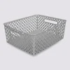 Panier en plastique 11L, Gris