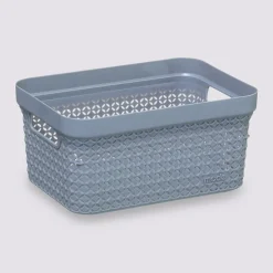 Panier en plastique 17L, Gris