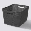 Panier en plastique 19L, Gris anthracite