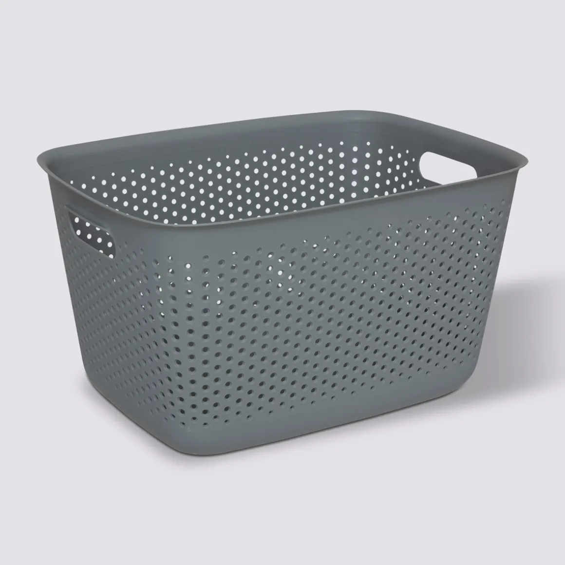 Panier en plastique 17L, Gris