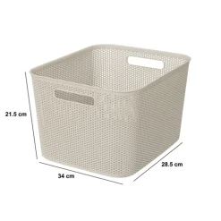 Panier en plastique 19L, Lin