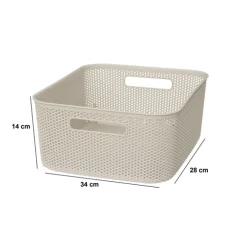 Panier en plastique 11L, Lin