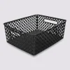 Panier en plastique 11L, Noir