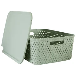 Panier en plastique 15L, Sauge