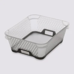 Panier en plastique 2,2L -Taupe