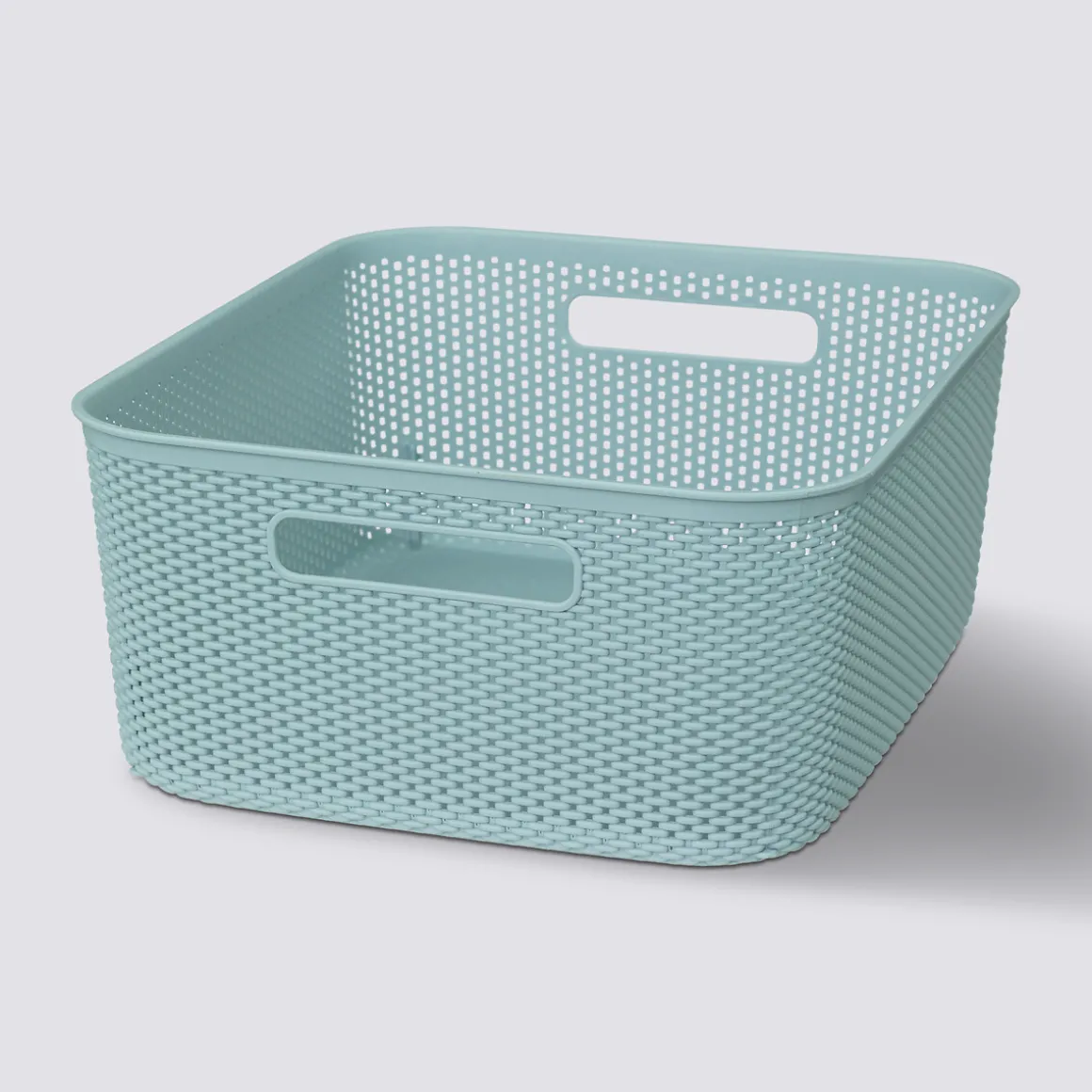 Panier en platique 11L, Bleu artic