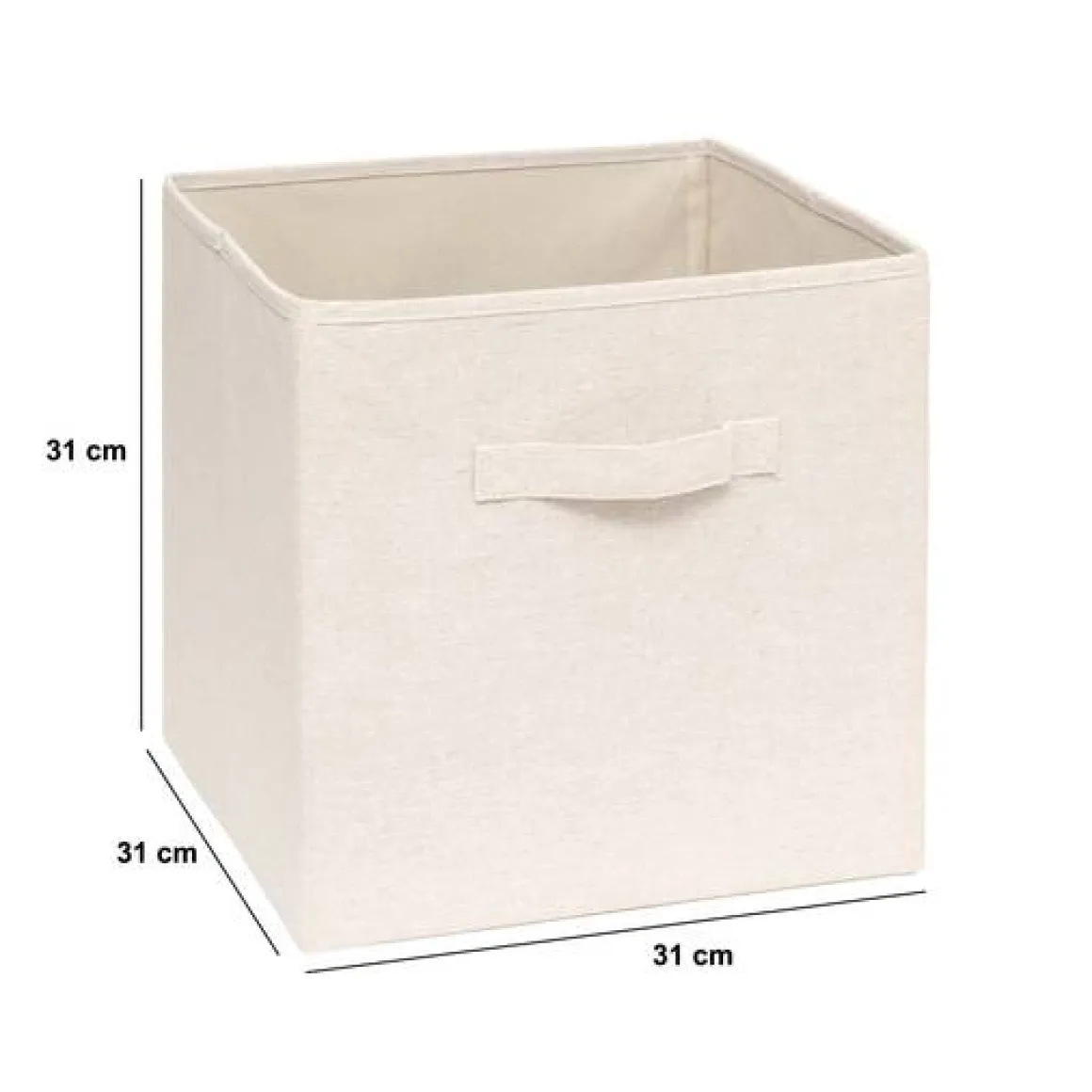 Panier, l.31 cm, Beige