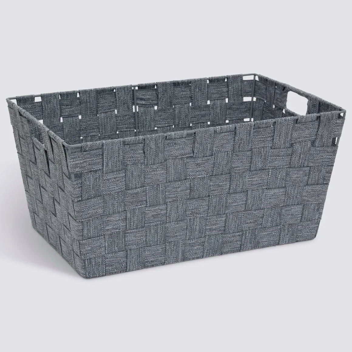 Panier, L.38 cm, Gris