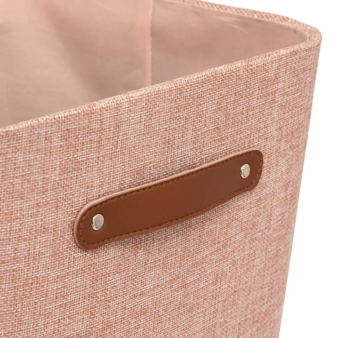 Panier, l.31 cm, Rose Clair