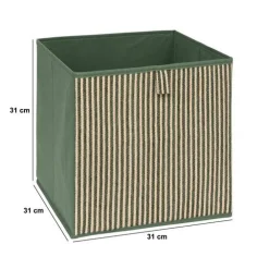 Panier, l.31 cm, Vert Foncé