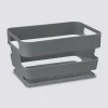 Panier plastique, Gris