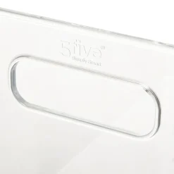 Panier plastique 15x31 cm, Transparent