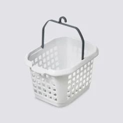 Panier pour pinces à linge, Blanc
