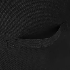 Panier tissu lanière 31x31 cm, Noir