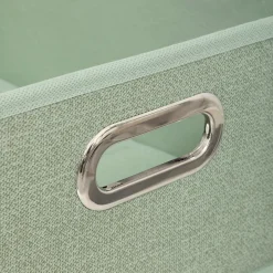 Panier tissu 31x15 cm, Vert clair