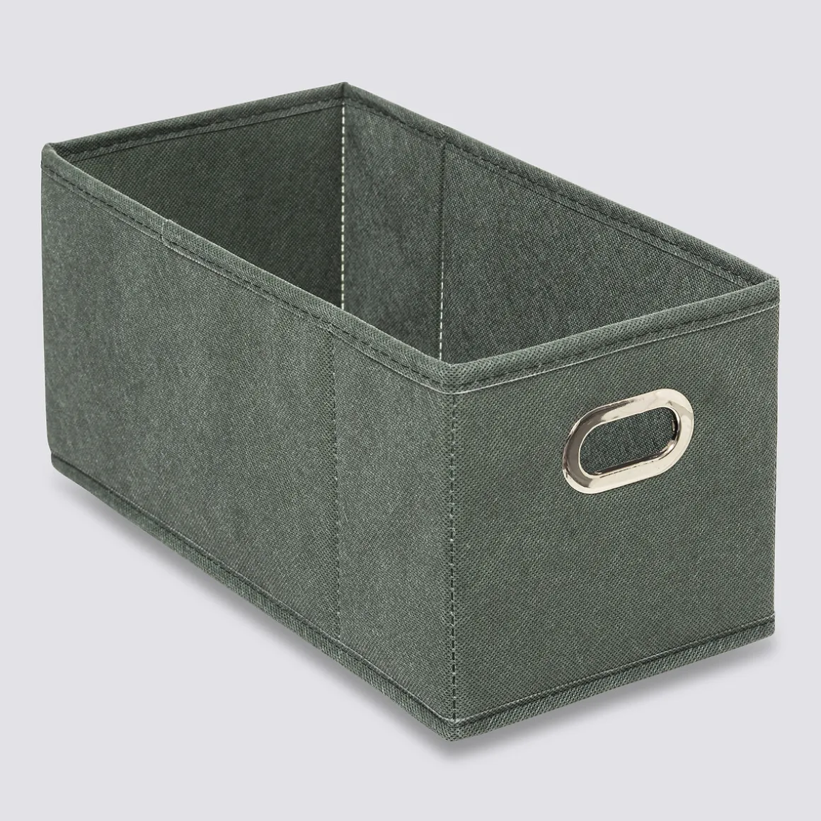 Panier tissu 15x31 cm, Vert kaki