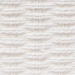 Panier vannerie 15x31cm, Blanc