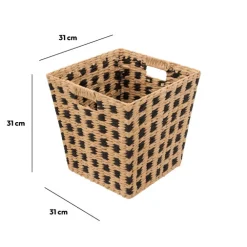 Panier 31x31 cm, Noir