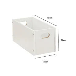 Panier 15x31 cm,Bois Blanc