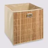 Panier 31x31cm, Latte bambou