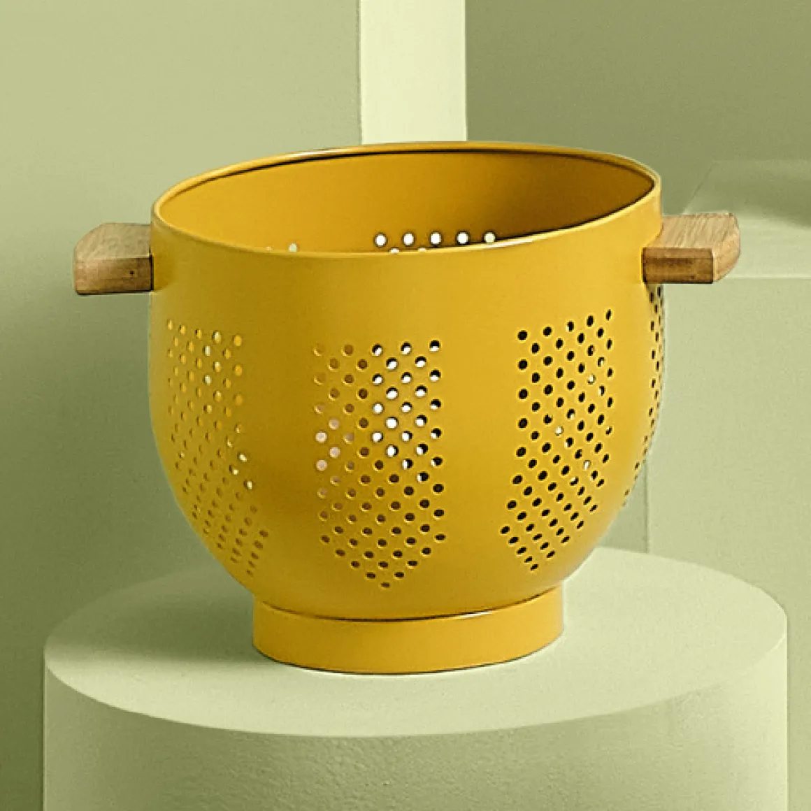 Passoire métal D20 cm, Blanc